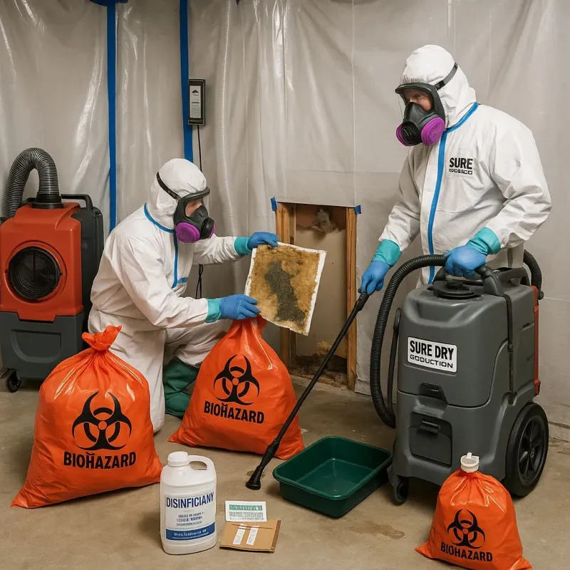 Contaminated Water Handling Protocols process in West Hills, NY